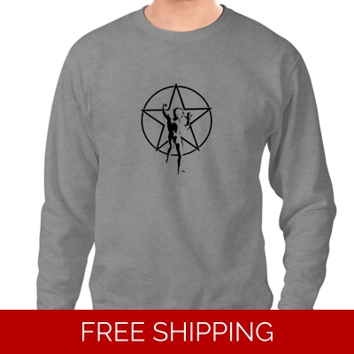 Le Studio Classic Long Sleeves Shirt Black Star Man